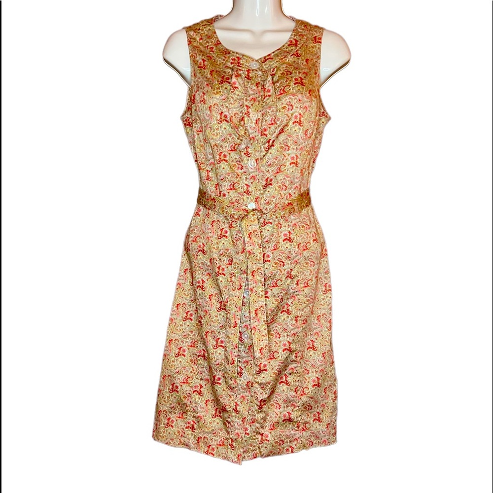 Talbots Gorgeous Paisley Pattern Dress